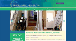 Desktop Screenshot of highlandswellnesscenter.com